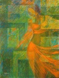 Maqbool Ahmed, 18 x 24 inch, Oil on Canvas, Figurative Painting, AC-MA-018